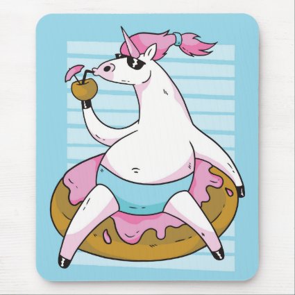 Summer Unicorn Mouse Pad