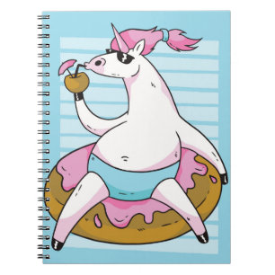 Summer Unicorn Notebook