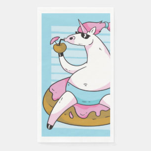 Summer Unicorn Paper Guest Towels