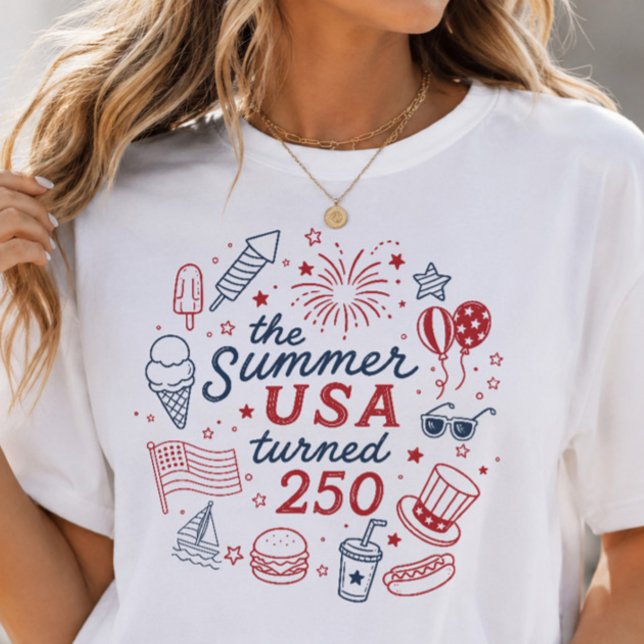 Summer USA Turned 250 Shirt (Creator Uploaded)