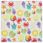 Summer Vacation Beach Ocean Sand Toys Vacation Fabric