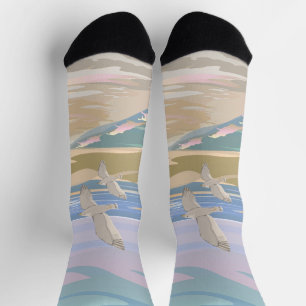 Summer Vacation Beach Socks