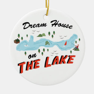 Summer Vacation Ceramic Ornament