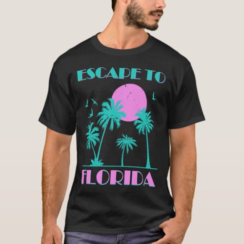 Summer Vacation Escape To Florida US Gifts T_Shirt