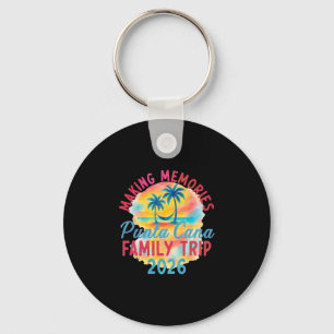 Summer Vacation Family Punta Cana Vacation 2026 Ma Keychain