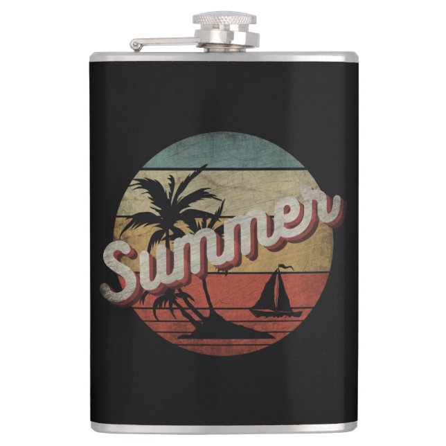 SUMMER VACATION GIFT FLASK (Front)