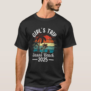 Summer Vacation Girls Trip 2025 Hawaii Kauai Beach T-Shirt