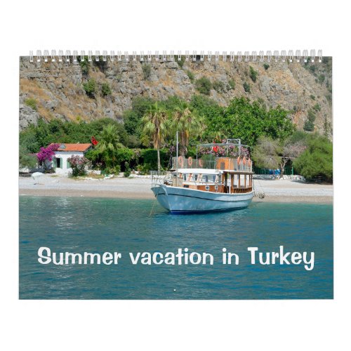 Summer vacation in Turkey Calendar