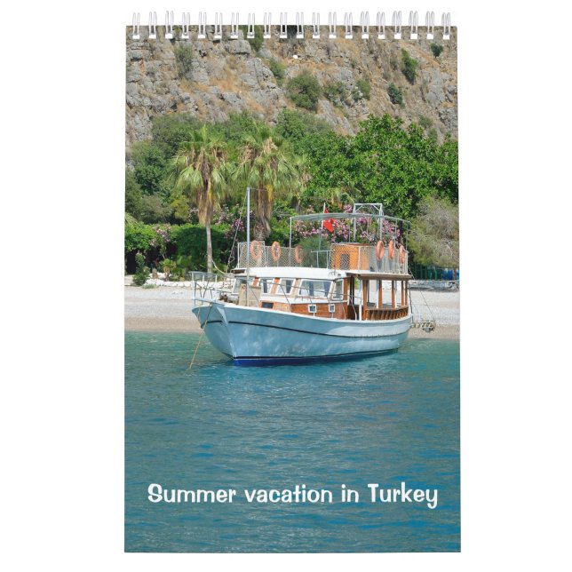 Summer vacation in Turkey Calendar (Cover)