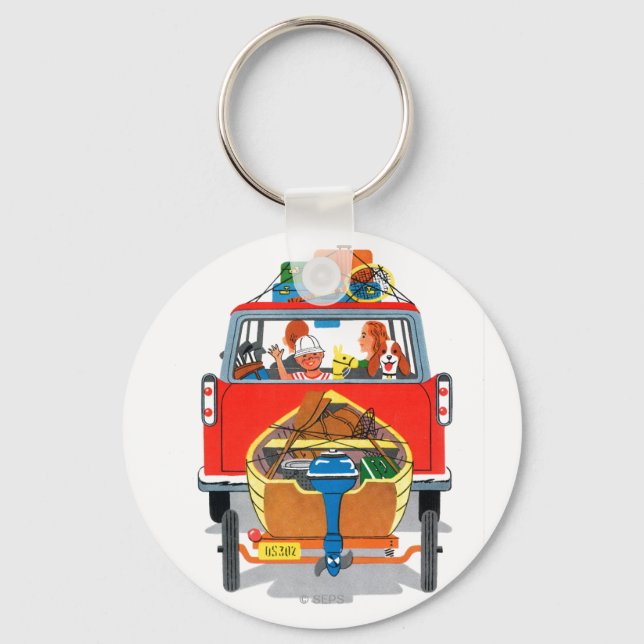 Summer Vacation Keychain (Front)