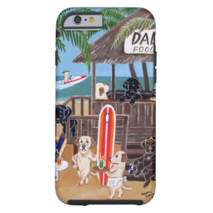 Summer Vacation Labradors Painting Tough iPhone 6 Case