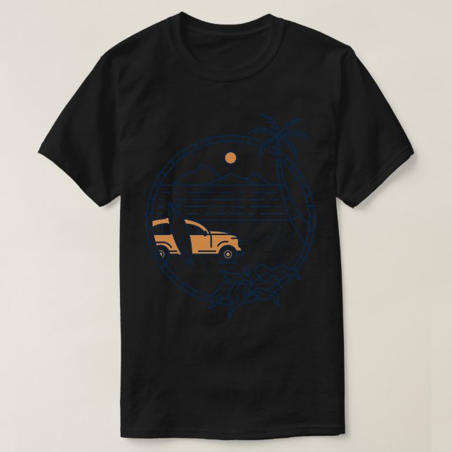 Summer Vacation on the Beach 1 T-Shirt (Design Front)