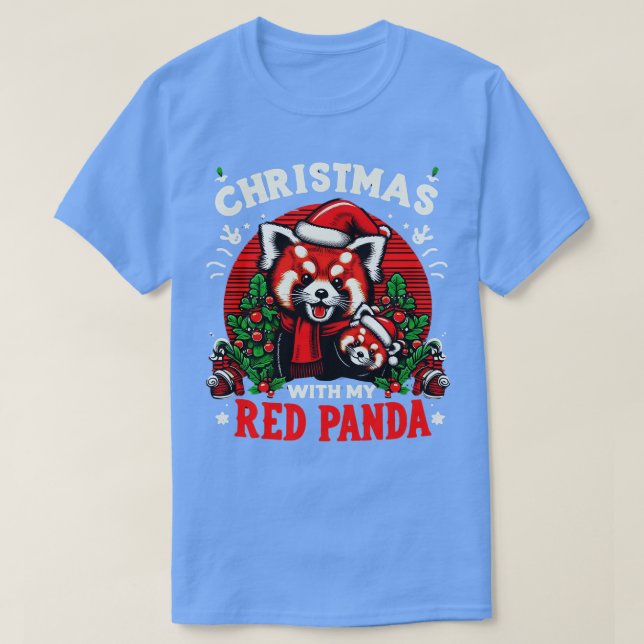 Summer Vacation panda Lover Funny Christmas In Jul T-Shirt (Design Front)