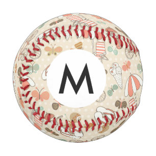 Summer Vacation Pattern Baseball