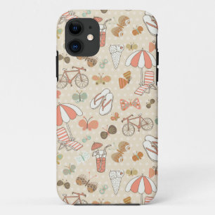 Summer Vacation Pattern iPhone 11 Case