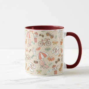 Summer Vacation Pattern Mug