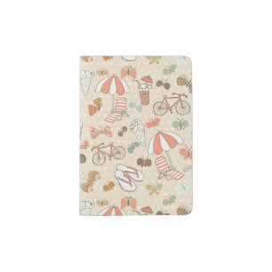Summer Vacation Pattern Passport Holder