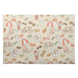 Summer Vacation Pattern Placemat