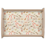 Summer Vacation Pattern Serving Tray