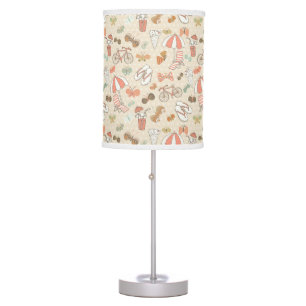 Summer Vacation Pattern Table Lamp
