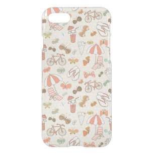 Summer Vacation Pattern iPhone SE/8/7 Case