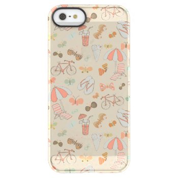 Summer Vacation Pattern Permafrost Iphone Se/5/5s Case by trendzilla at Zazzle