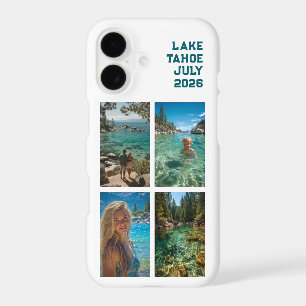 Summer Vacation Photo Collage iPhone 17 Case