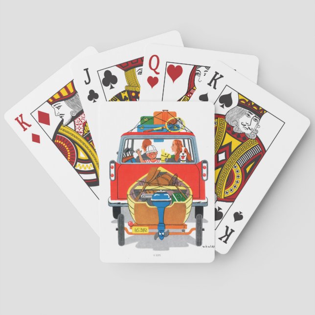 Summer Vacation Poker Cards (Back)