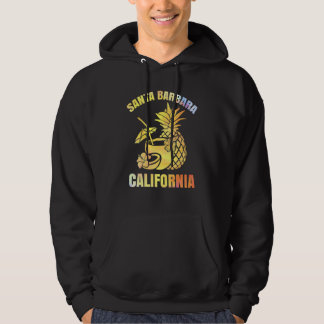 Summer Vacation Retro California Santa Barbara Bea Hoodie