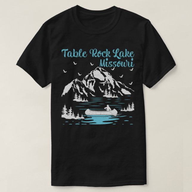 Summer Vacation Retro Missouri Table Rock Lake  T-Shirt (Design Front)