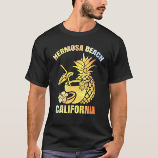 Summer Vacation Retro Sunset California Hermosa Be T-Shirt