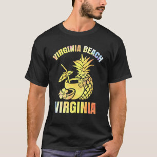 Summer Vacation Retro Sunset Virginia Beach 1 T-Shirt