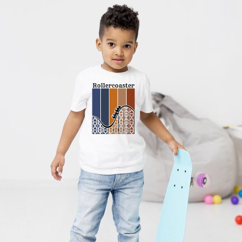 Summer Vacation Riding the Rollercoaster Retro T_Shirt