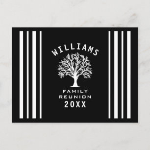 Summer Vacation Road Trip Cool Tree Family Reunion Postcard