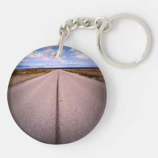 Summer Vacation Road Trip Photo Keychain