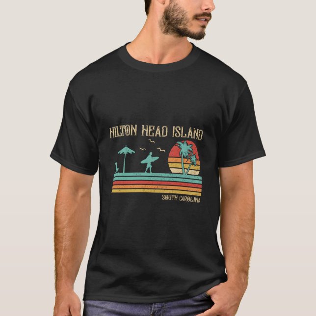 Summer Vacation South Carolina Hilton Head Island T-Shirt (Front)