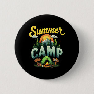 Summer Vacation Summer Camp 2025 Matching Family G Button