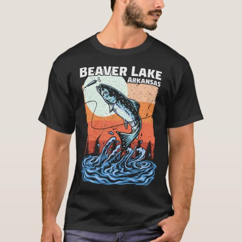 Summer Vacation Sunset Arkansas Beaver Lake  T_Shirt