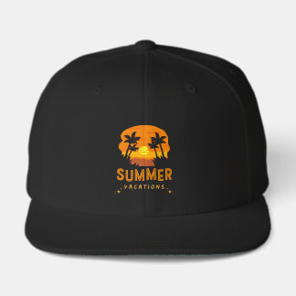Summer vacation theme cap 