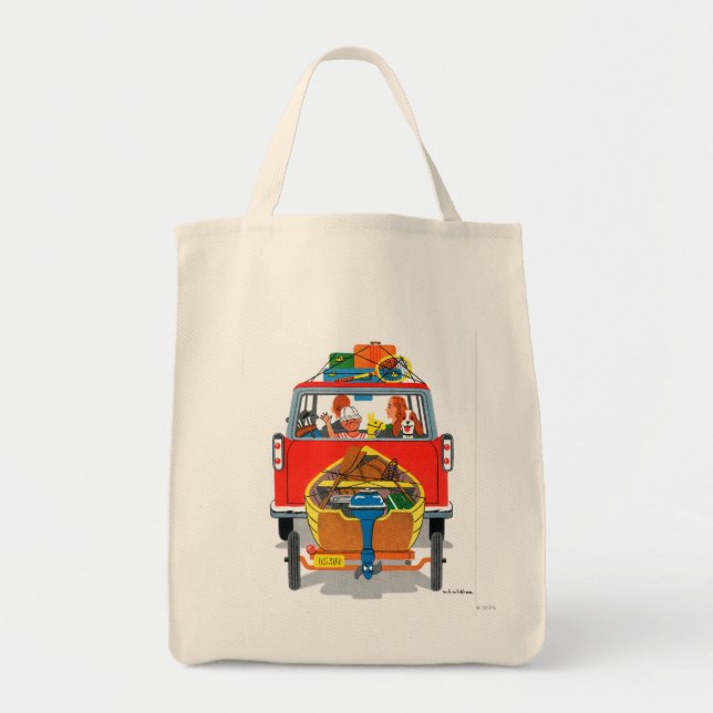 Summer Vacation Tote Bag (Front)