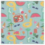 summer vacation travel tropical beach island cute fabric