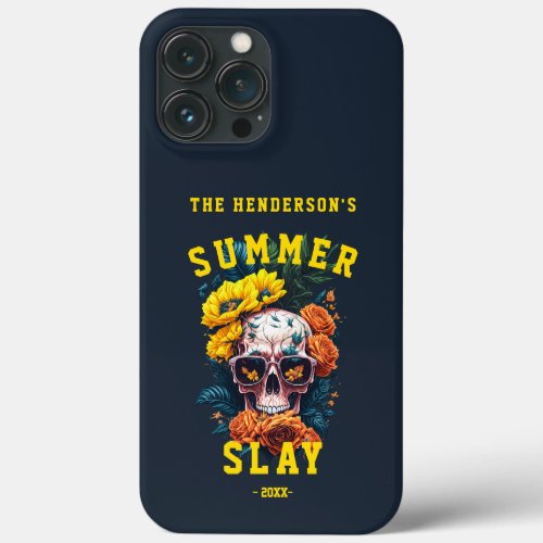 Summer Vacation Traveler Tropical Sunflower  iPhone 13 Pro Max Case