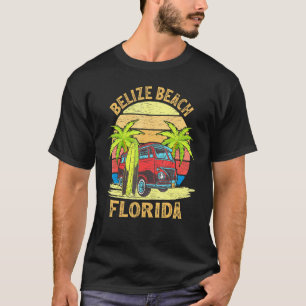 Summer Vacation Vintage Florida Belize Beach T-Shirt