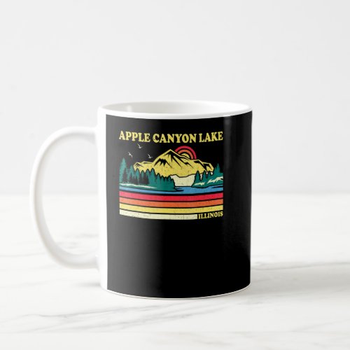 Summer Vacation Vintage Retro Illinois Apple Canyo Coffee Mug