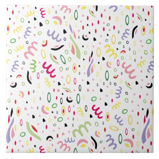 Summer vibe. ceramic tile (Front)