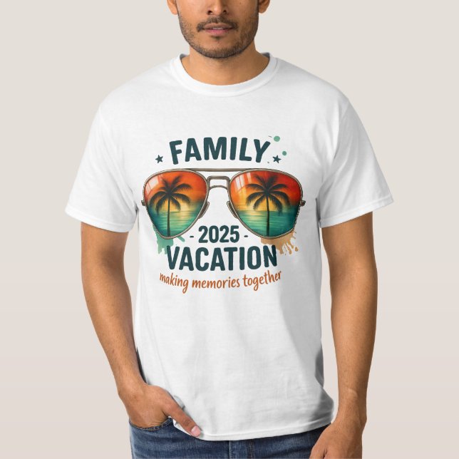 Summer Vibe For Summer Vacation T-Shirt (Front)