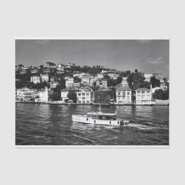 Summer  vibe in Bosphorus in Istanbul Tissue Paper (Front)