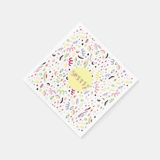 Summer vibe. napkins (Corner)