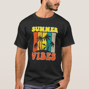 Summer Vibes Aloha Hawaiian Retro Vintage Maui Oha T-Shirt