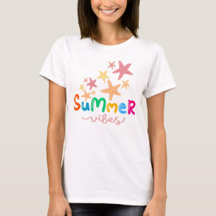 Summer Vibes And Starfish Women's T-Shirt